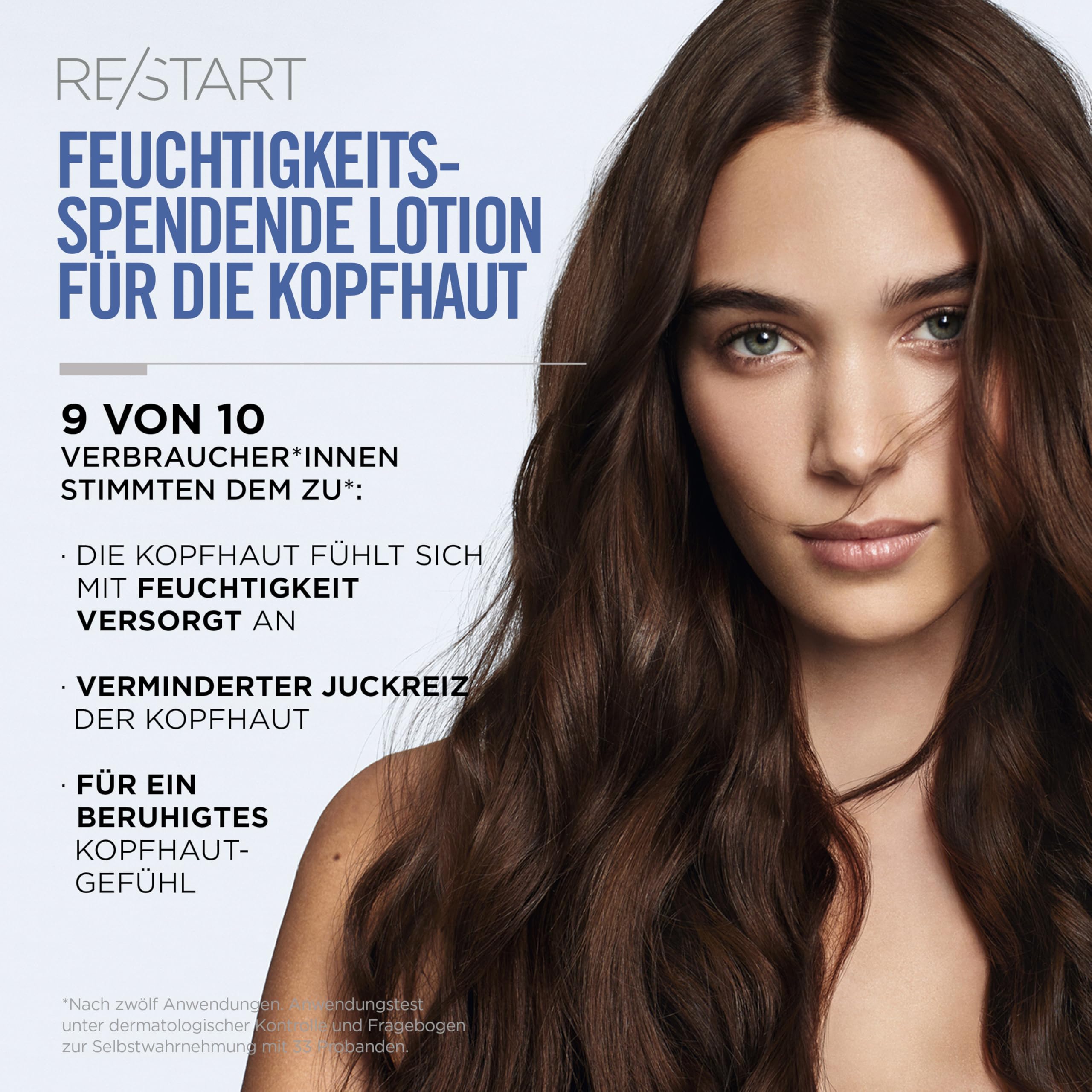 RE/START Hydration Scalp Moisturizing Lotion, 100 ml, feuchtigkeitsspendend gegen trockene Kopfhaut, mit beruhigender Wirkung, mit Hyalukomplex und Panthenol