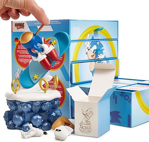 Miniatura 3 de Numskull New Box - Figura coleccionable de Sonic the Hedgehog 2023 de CC Countdown Characters by Numskull New Box - Mercancía oficial de SEGA,