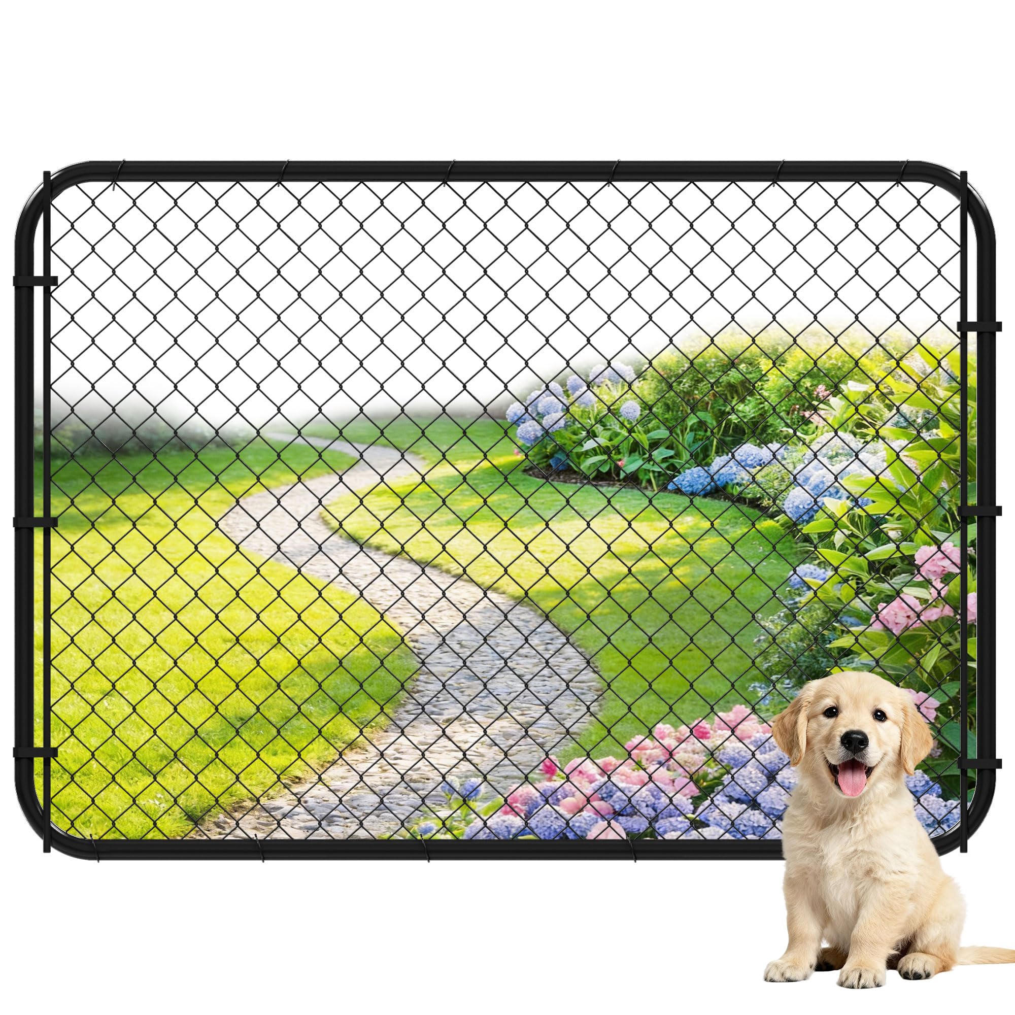 26-72' Wx48 H Chain Link Fence Gate (Kicari)