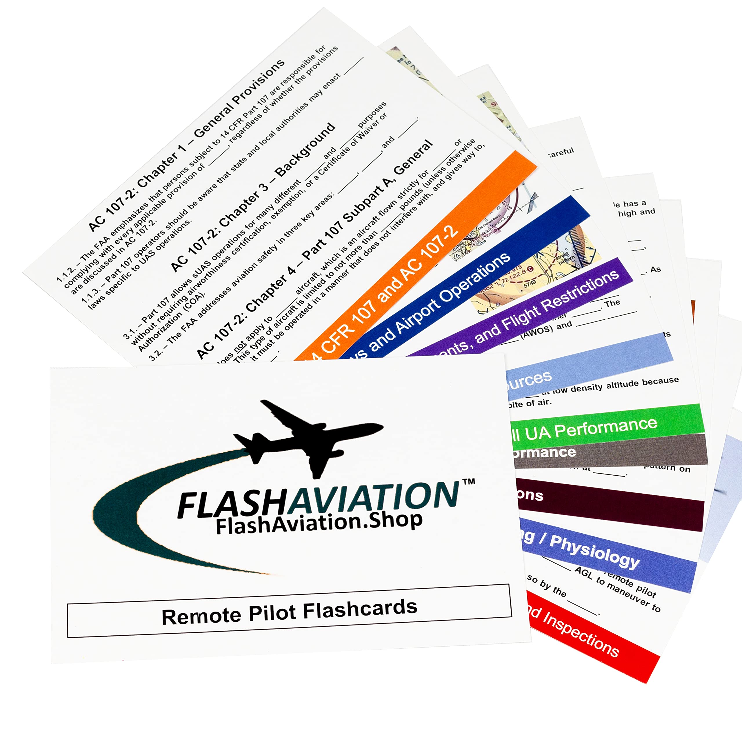 Remote Pilot Part 107 Flashcards for FAA Exams