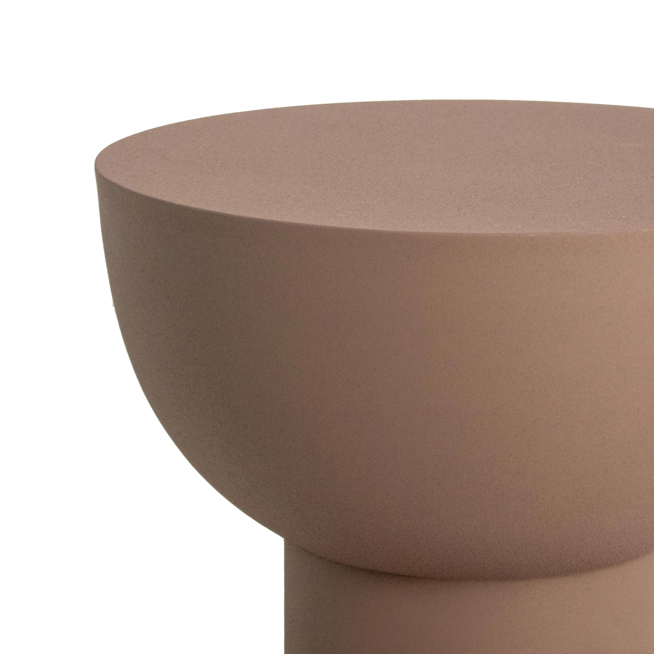 Kick Collection Table d'appoint Jill - Bruin - Moderne et de Haute qualité - Métal - Disponible dans de Nombreuses Couleurs