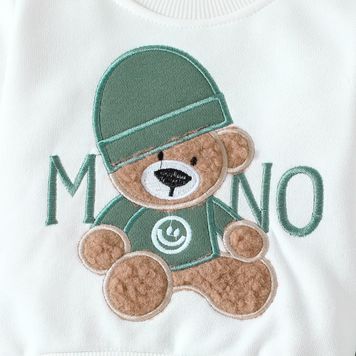 Bébé Garçon Vêtement Bloc de Couleur/Lettre Imprimée Sweat-shirt+ Couleur Unie Pantalon pour Bébé Automne Printemps 2 Pièces Ensemble