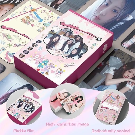55Pcs Illiit Photocards, Illiit Lomo Cards, Girl Group Merchandise