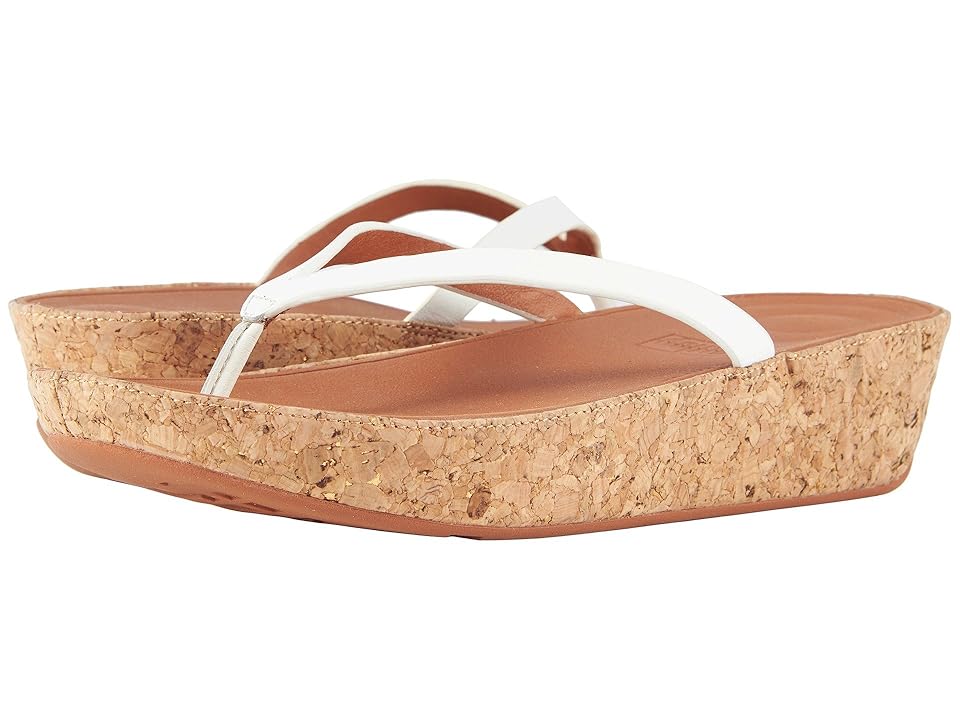 

FitFlop Linny Toe Thong Sandals (Urban White) Women's Sandals, Pink