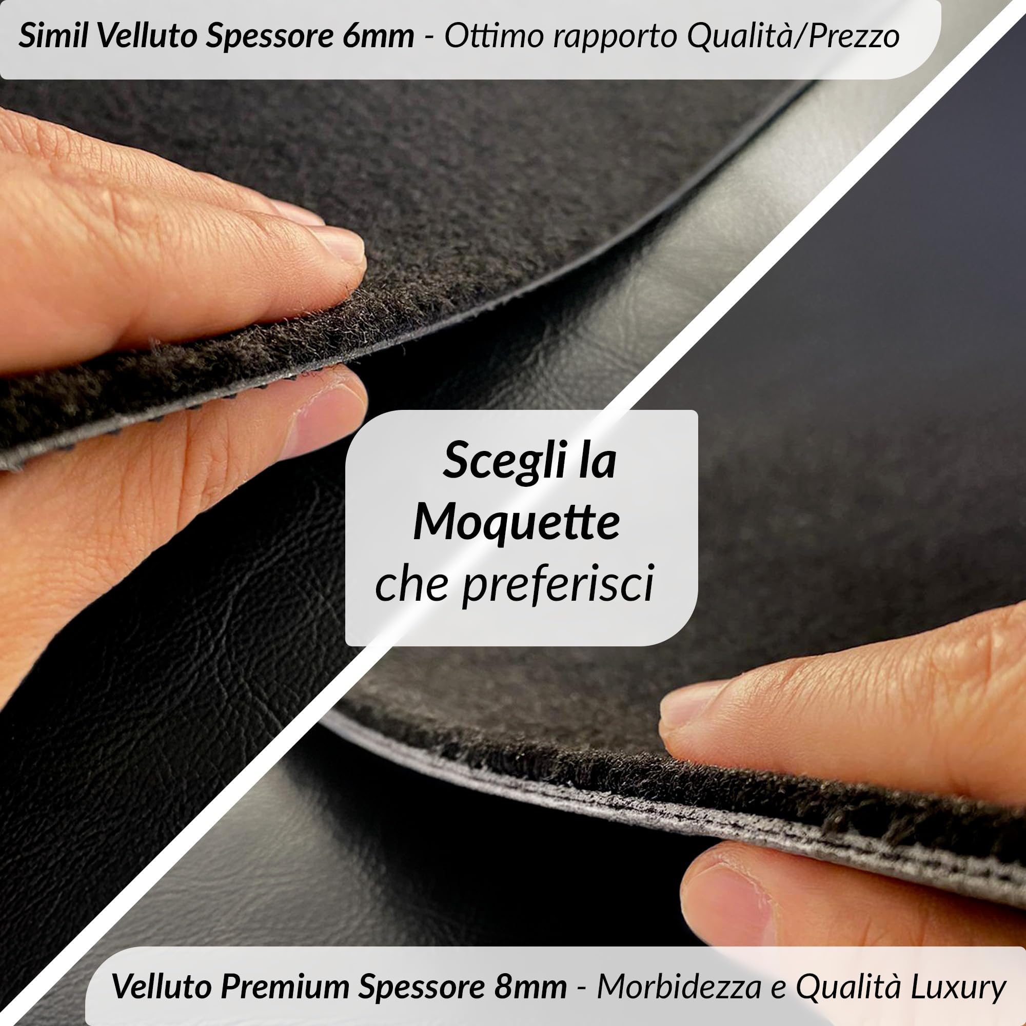 Tappetini compatibili con Alfa Romeo Spider 916 1994-2005, bandiera