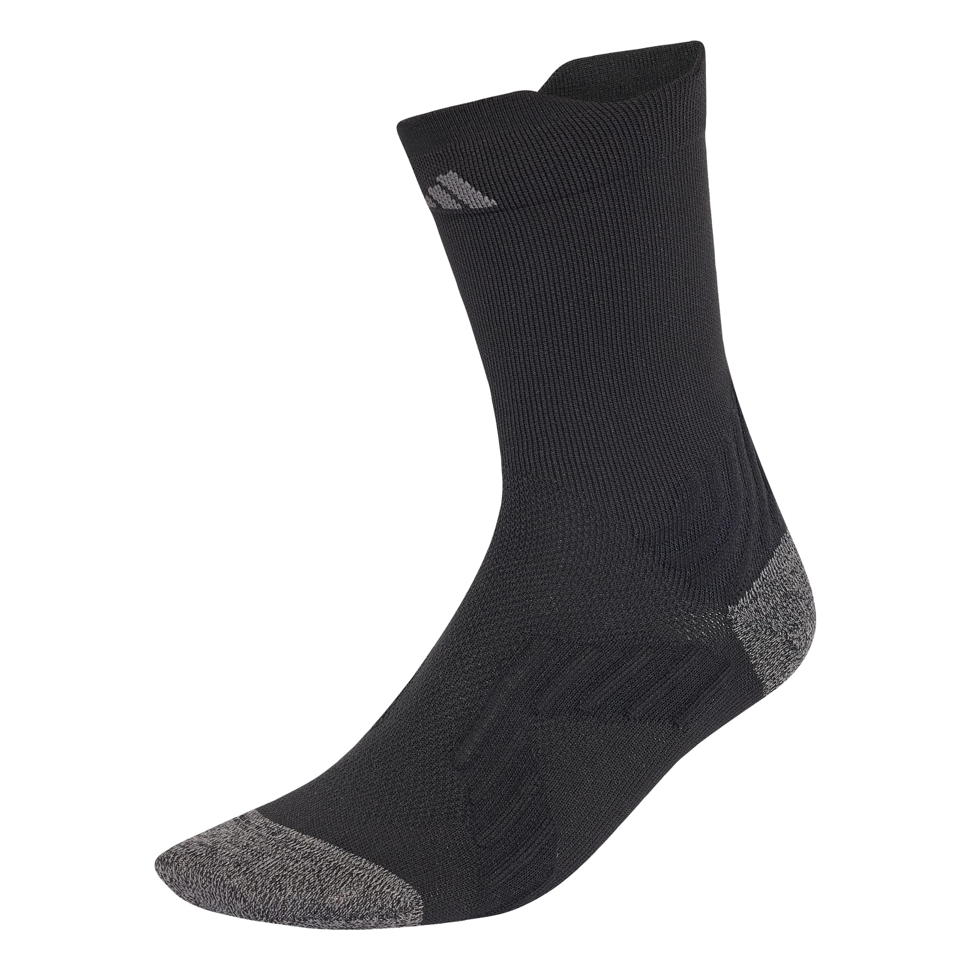 adidas Unisex Running Comfy Crew Sock Socks, black/grey five, XL