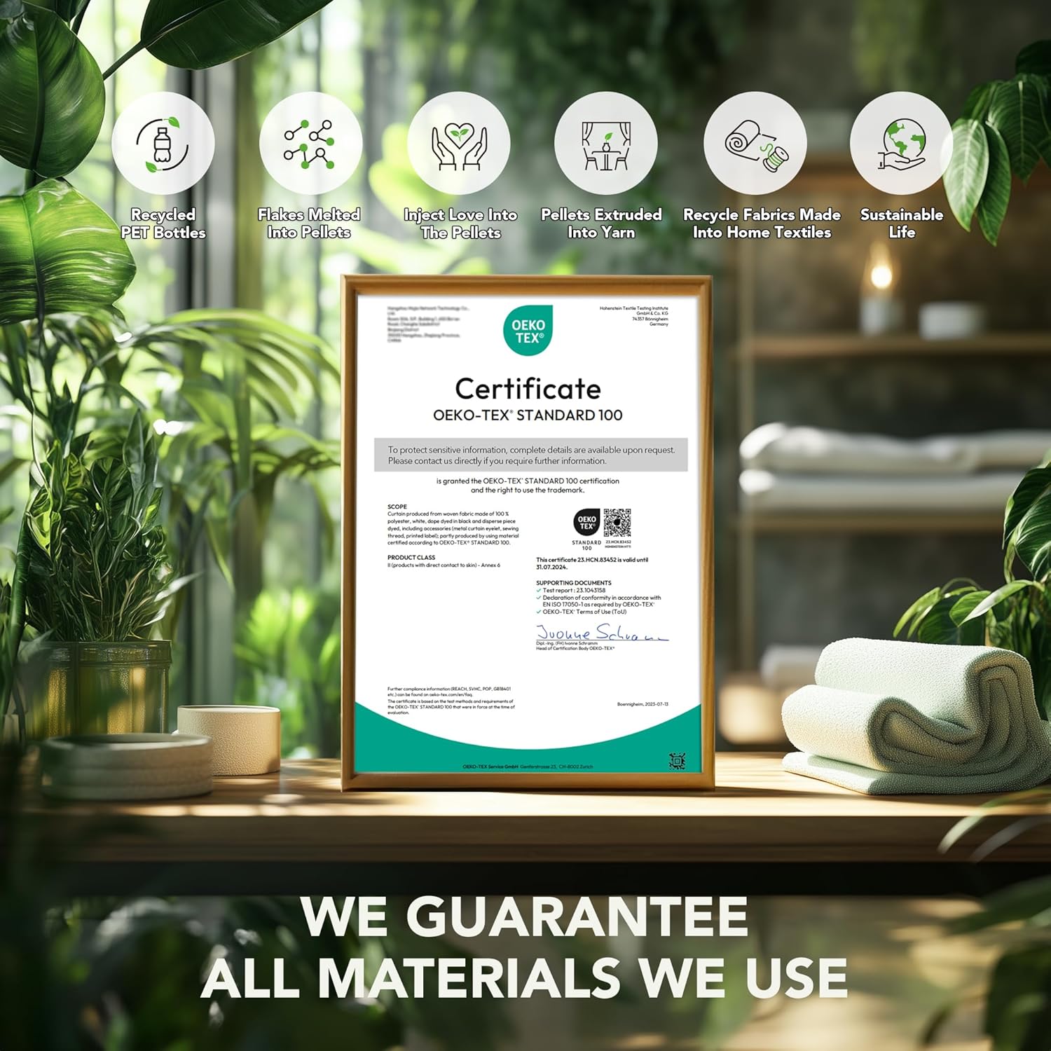 Függöny gyűrűs felszerelés részlete