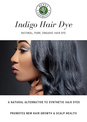 Miniatura 7 de Polvo índigo 100 orgánico para tinte para el cabello negro colorante para uso con henna pura  353oz  352 onzas  Cosméticos de henna