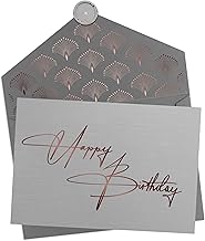 Joli Coon Birthday Card – Happy Birthday – Folding Card with Envelope and Wax Seal (German Version)