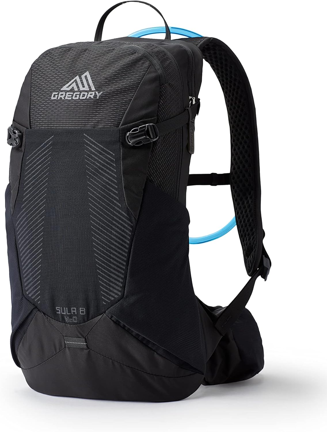 Gregory Sula 16L H2O Unisex Day Hiking/Backpacking Hydration/Mountain Biking Backpack, 3L Water Reservoir/Bladder Included, One Size Fits All, Aurora Black