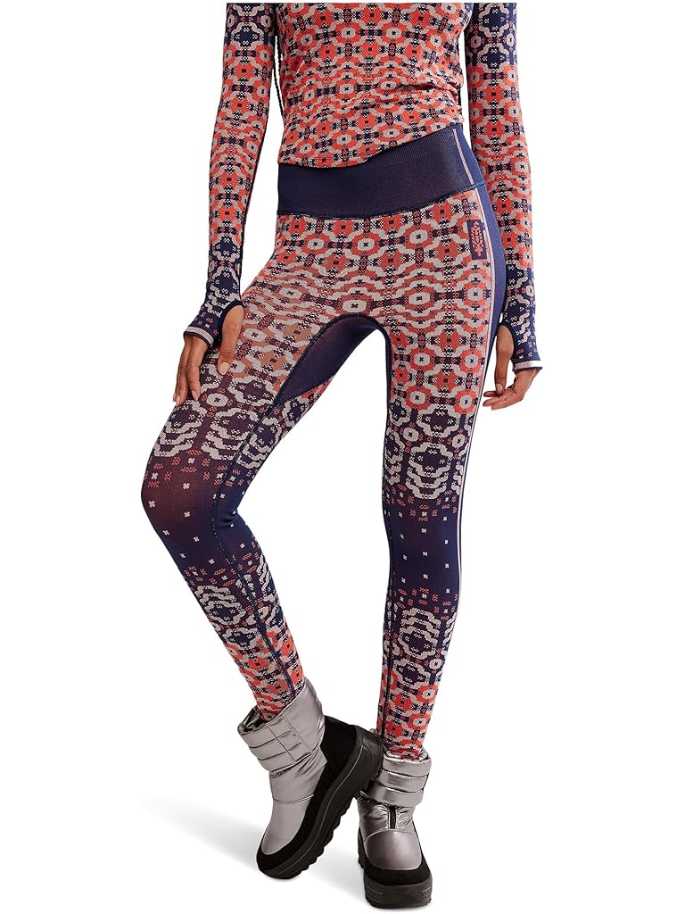 Multi Free People Myoko Jacquard Leggings