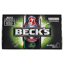 Beck’s Pils, Birra Lattina, Confezione da da 6x33cl