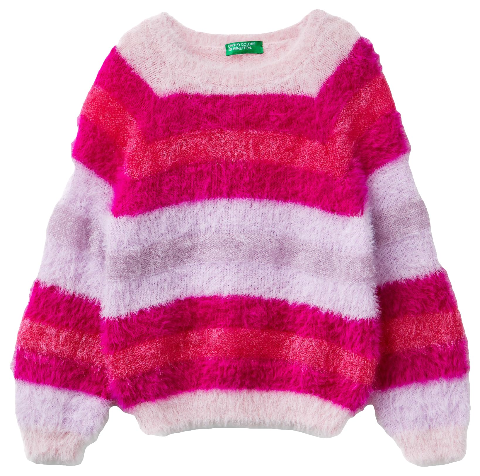 United Colors of Benetton Maglia G/C M/L 117LH1026 Sweater, Rosa