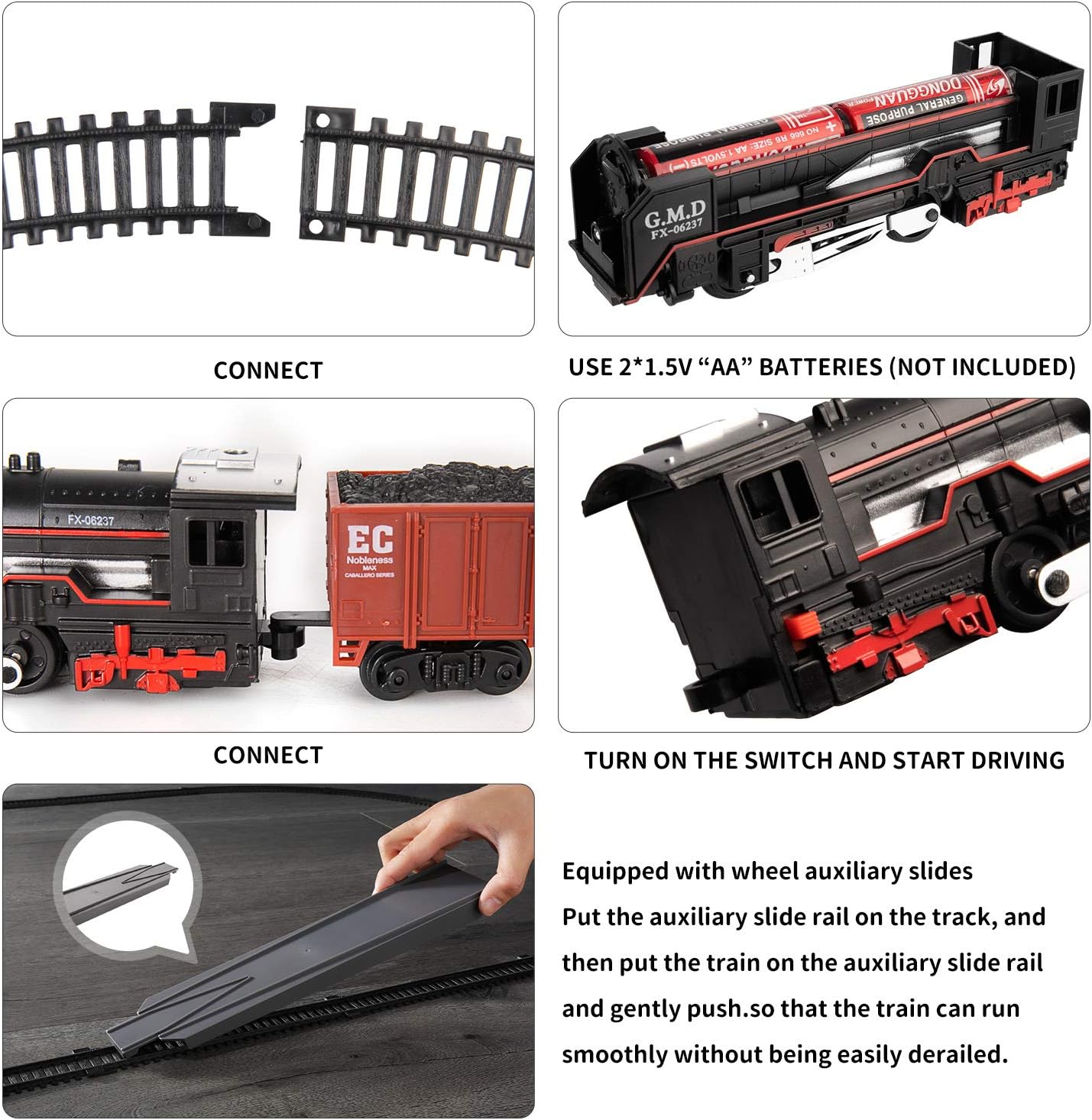Buy set kereta api elektrik temi untuk kanak-kanak, permainan 
