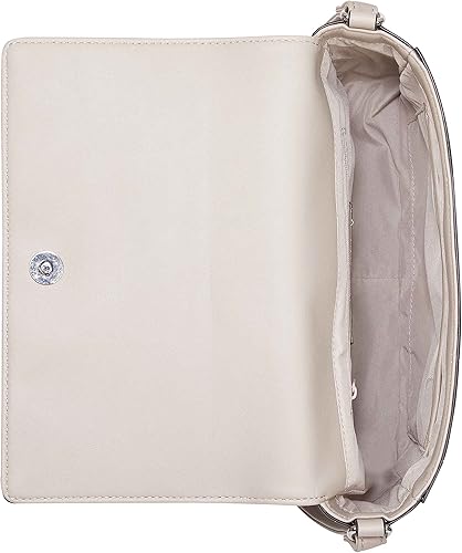 Miniatura 4 de Nine West Calandra Mini Flap Crossbody BlancoLogotipo Piedra pómez Talla única