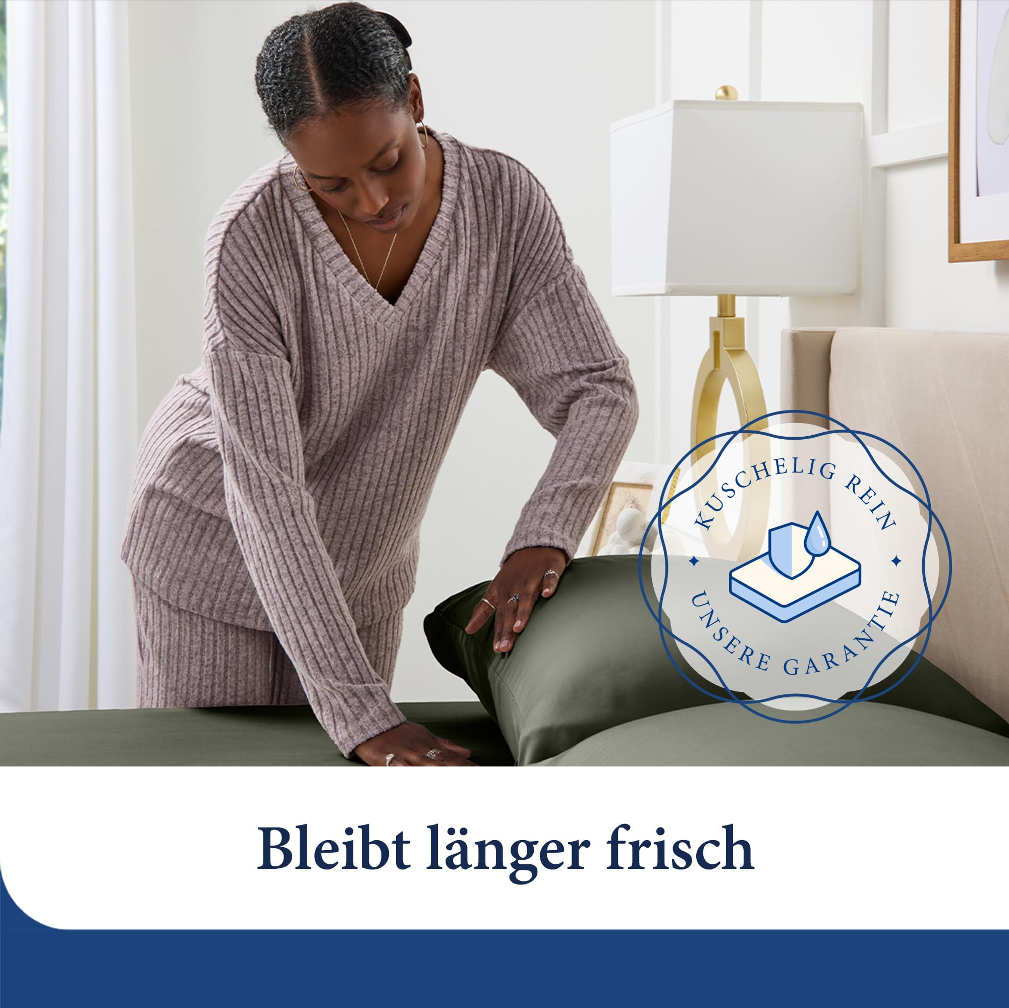 Cosy House Collection 100% Viskose aus Bambus Spannbettlaken – Kühlend, atmungsaktiv, seidig weich – mit tiefen Taschen