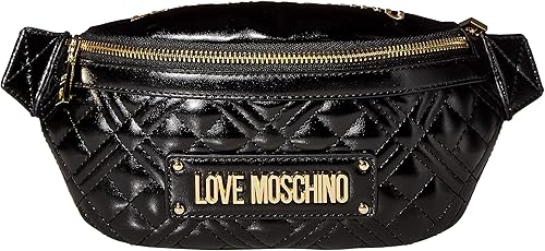 love moschino borsa quilted nappa pu nero