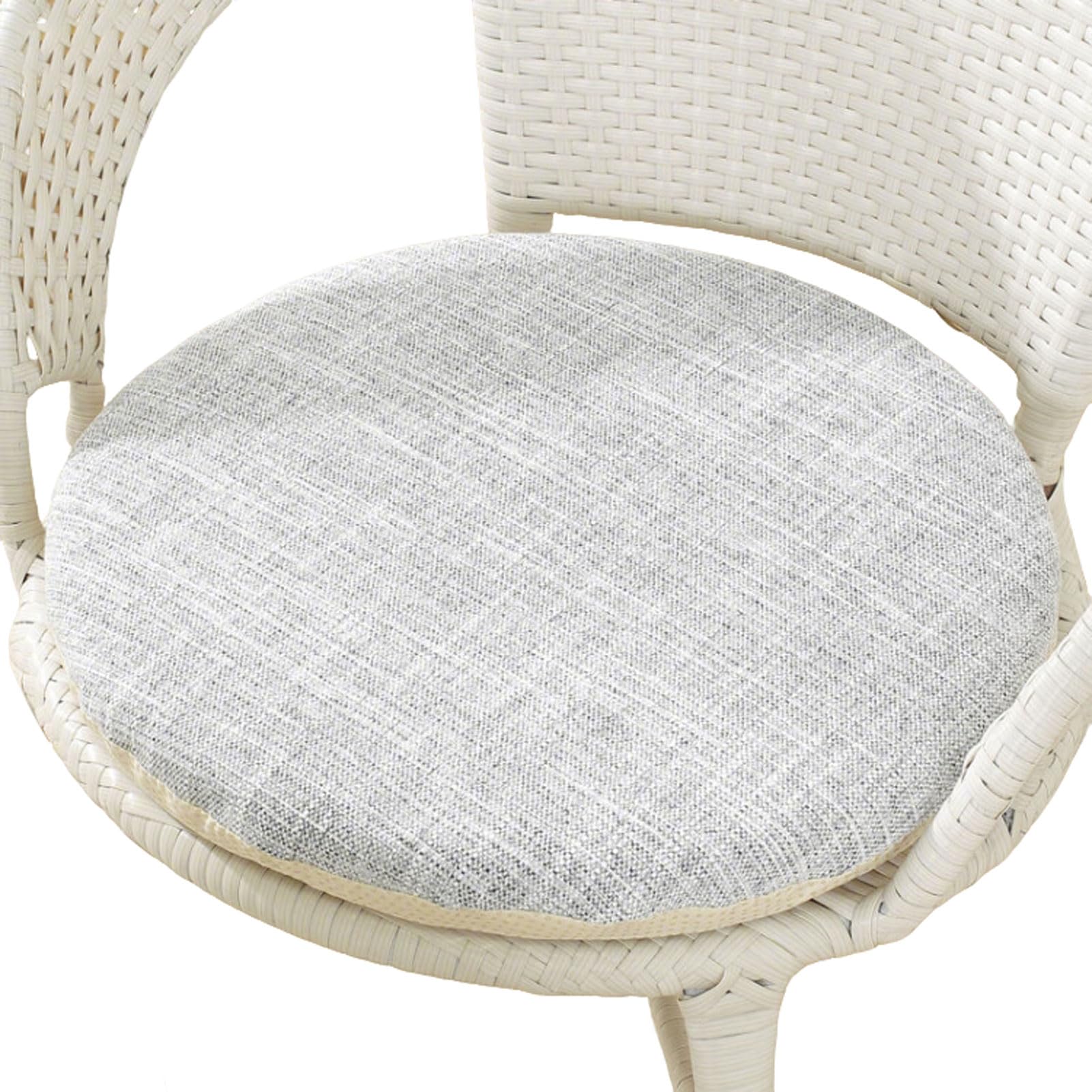 Coussin de siège en mousse à mémoire de forme chic en lin