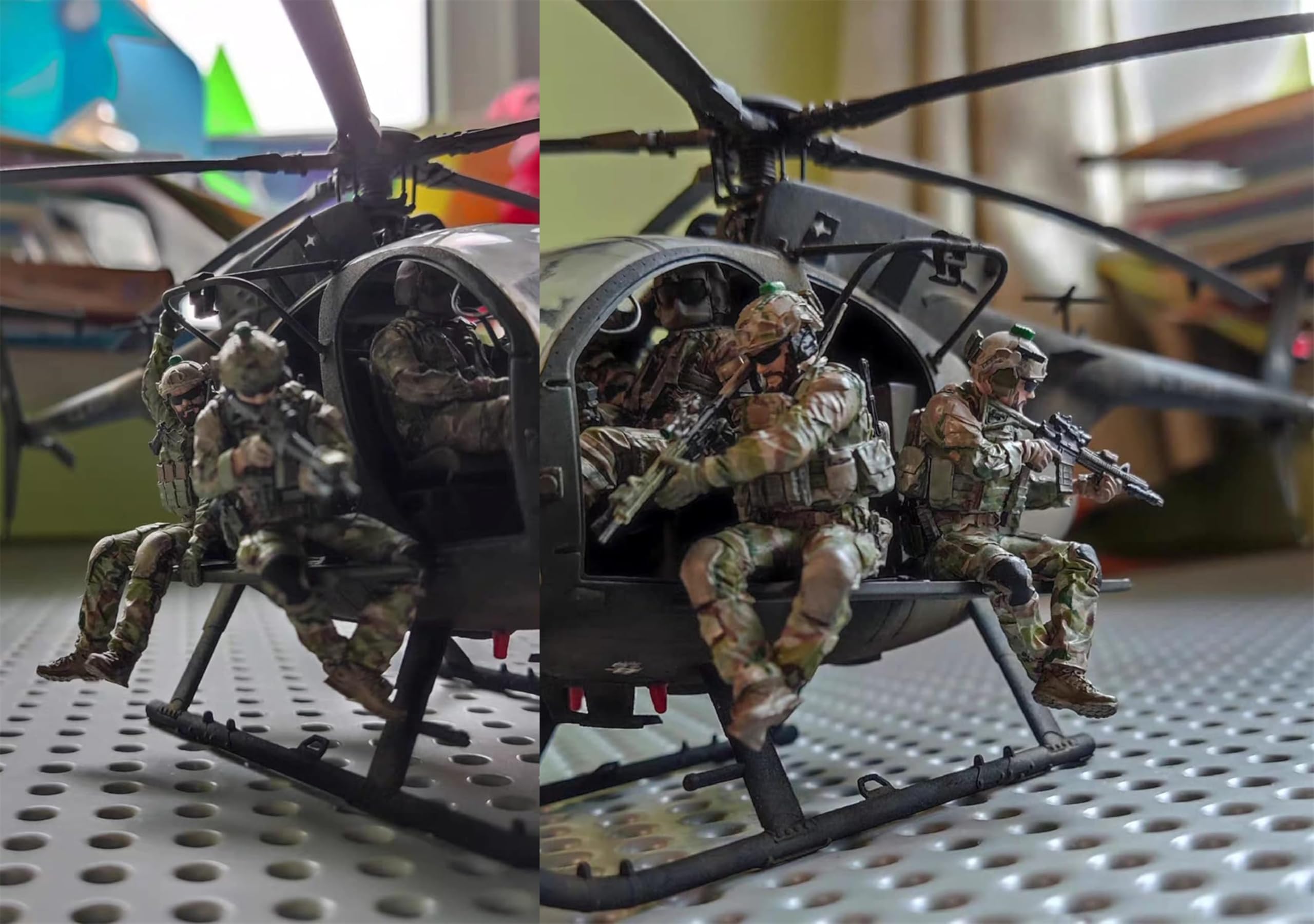 1/35 Harz Modellbausatz US Hubschrauberpilot Soldat unbemalt unmontiert (6 Personen ohne Fluggerät) //i8Oa4q1
