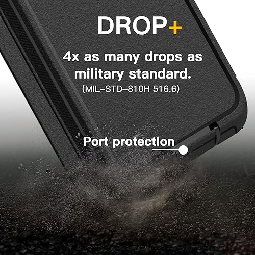 Miniatura 7 de AICase Funda para Galaxy A23 con clip para cinturón (6.6 pulgadas), resistente y resistente, protección duradera de grado militar, a prueba de
