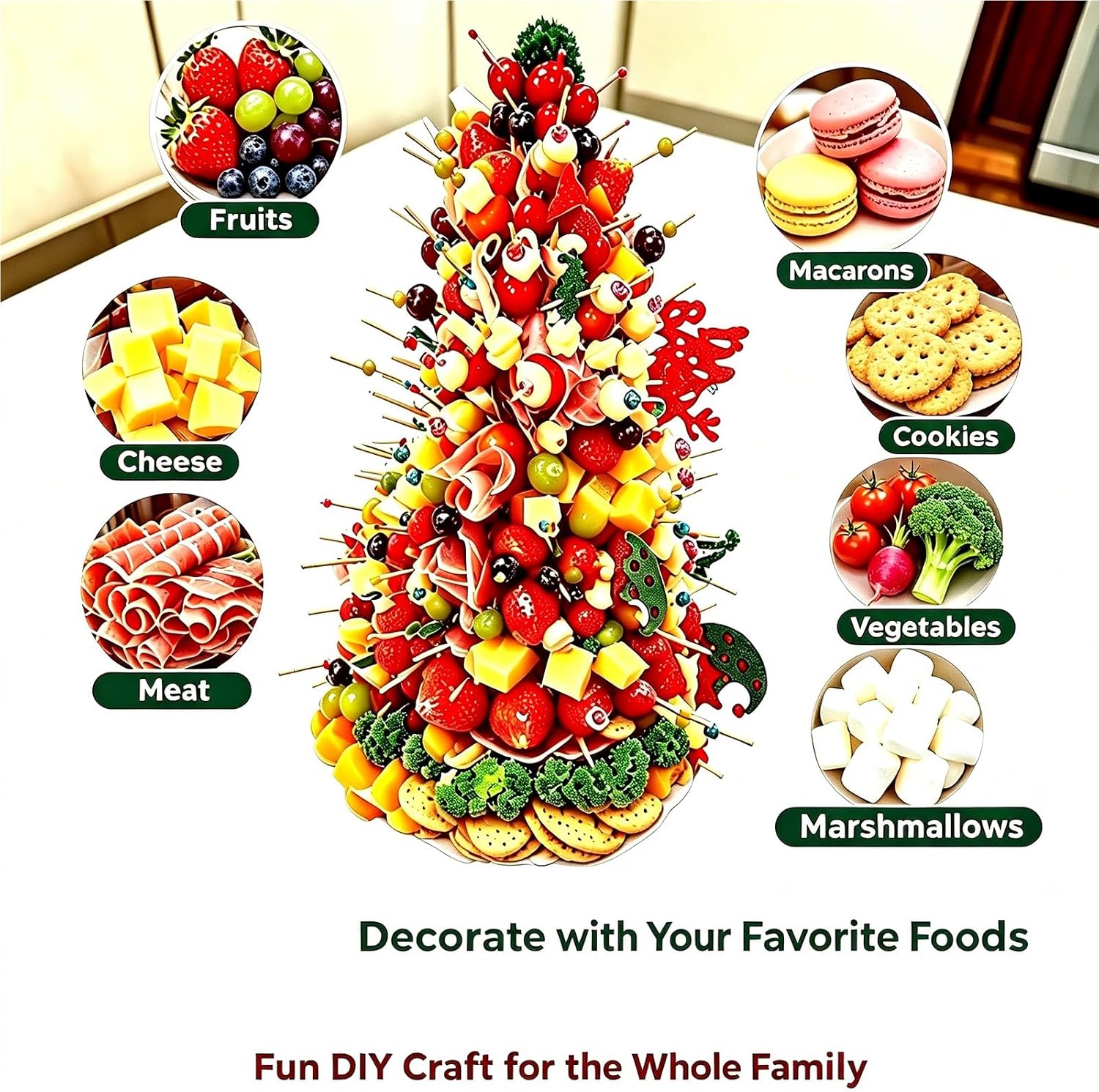 803PCS Foam Tree Cone for Food Tower,4.65*15.4in Styrofoam Cone for Crafts