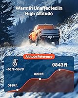 Vista 5 de VEVOR Calentador diésel, 8KW DC12-24V, calentador de estacionamiento diésel de calentamiento rápido con control remoto y pantalla digital cuadrada a