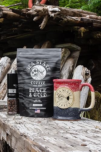 Miniatura 3 de Sea State Coffee Negro y dorado