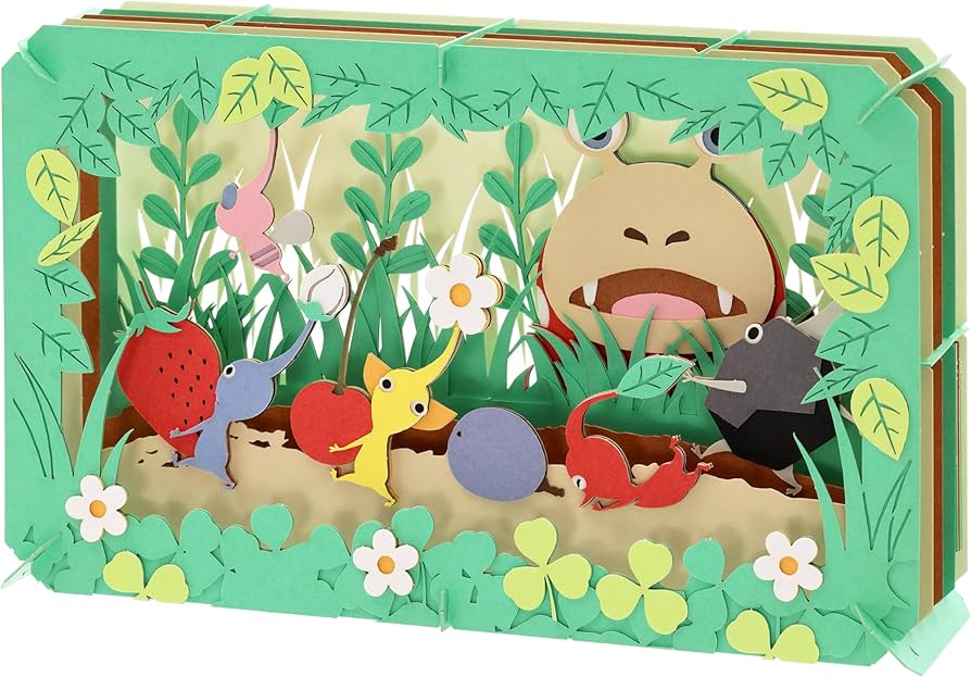 ピクミンページ Amazon | ショウワノート シールつきおりがみ ピクミン4