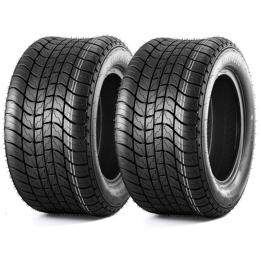 205/50-10 ホイールタイヤ Amazon.com: MaxAuto 205/50-10 Golf Cart Tires 205/50/10 205