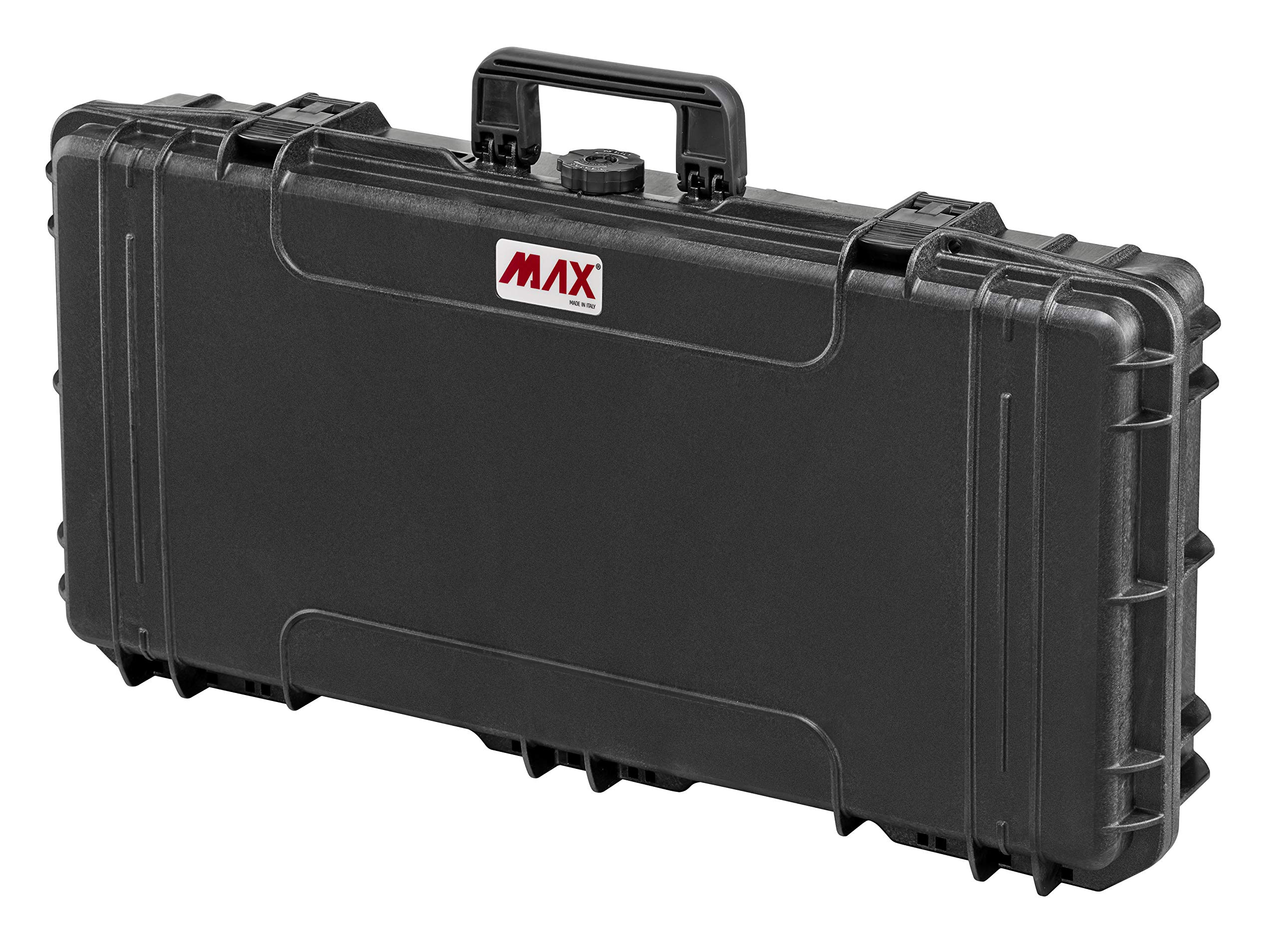 MAX Cases - MAX800S.079 Negro - Maleta hermética con Espuma pre-Cortada a cubetas - Dimensiones internas 800 x 370 x 140 mm
