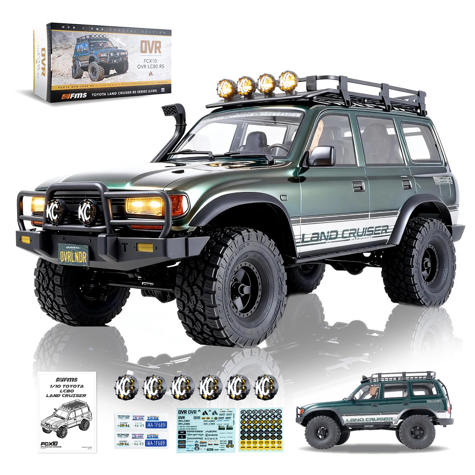 Amazon.co.jp: BEEZRC FMS FCX10 1/10 RCクローラー 取得