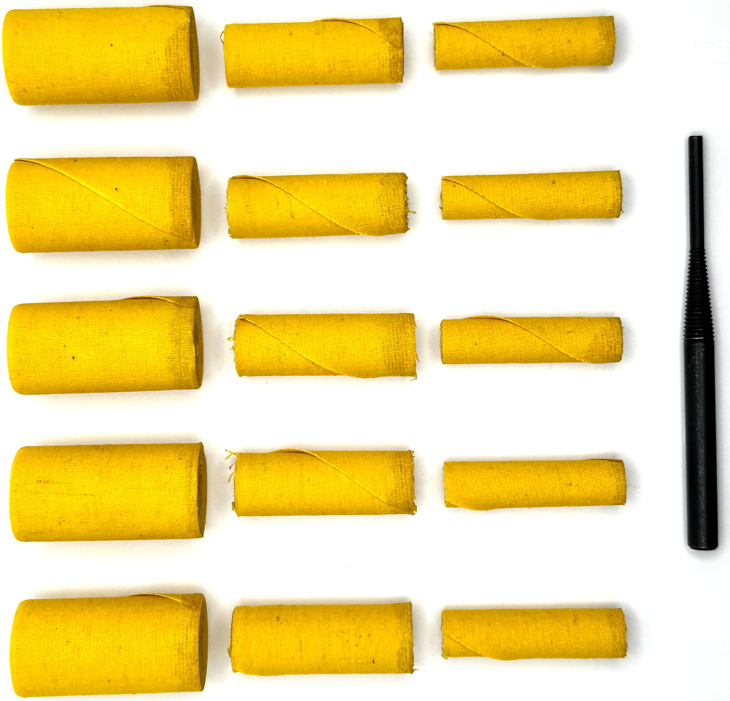 Pro-Graad Yellow Treated Cloth Buffing & Polishing Cartridge Roll