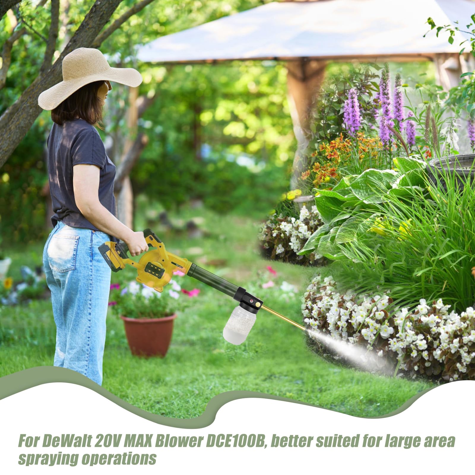 Dinftin Garden Dust Applicator Diatomaceous Earth Powder