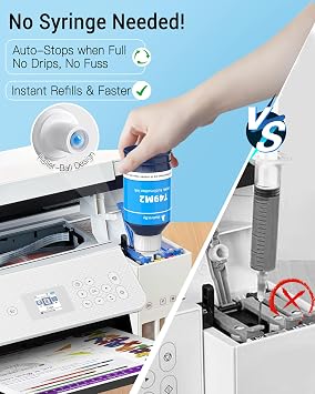 140mlx4 Clog-Free T49M Sublimation Ink Compatible with Epson SureColor F170 F570 Sublimation Printer | ICC-Free | Leak-Proof Design | Vivid Color & Anti-Fade  | Fast-Drying(B/C/M/Y)