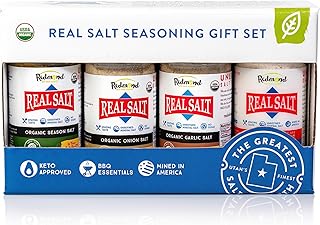 Redmond Real Sea Salt - Natural Unrefined Organic Gluten Free, Seasoning Set (1 Pack)