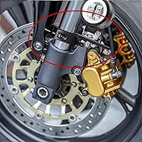 Vista 4 de Soportes de montaje para proyector de motocicleta, abrazadera de tubo de motocicleta, abrazadera de montaje de señal de giro, soporte de luz