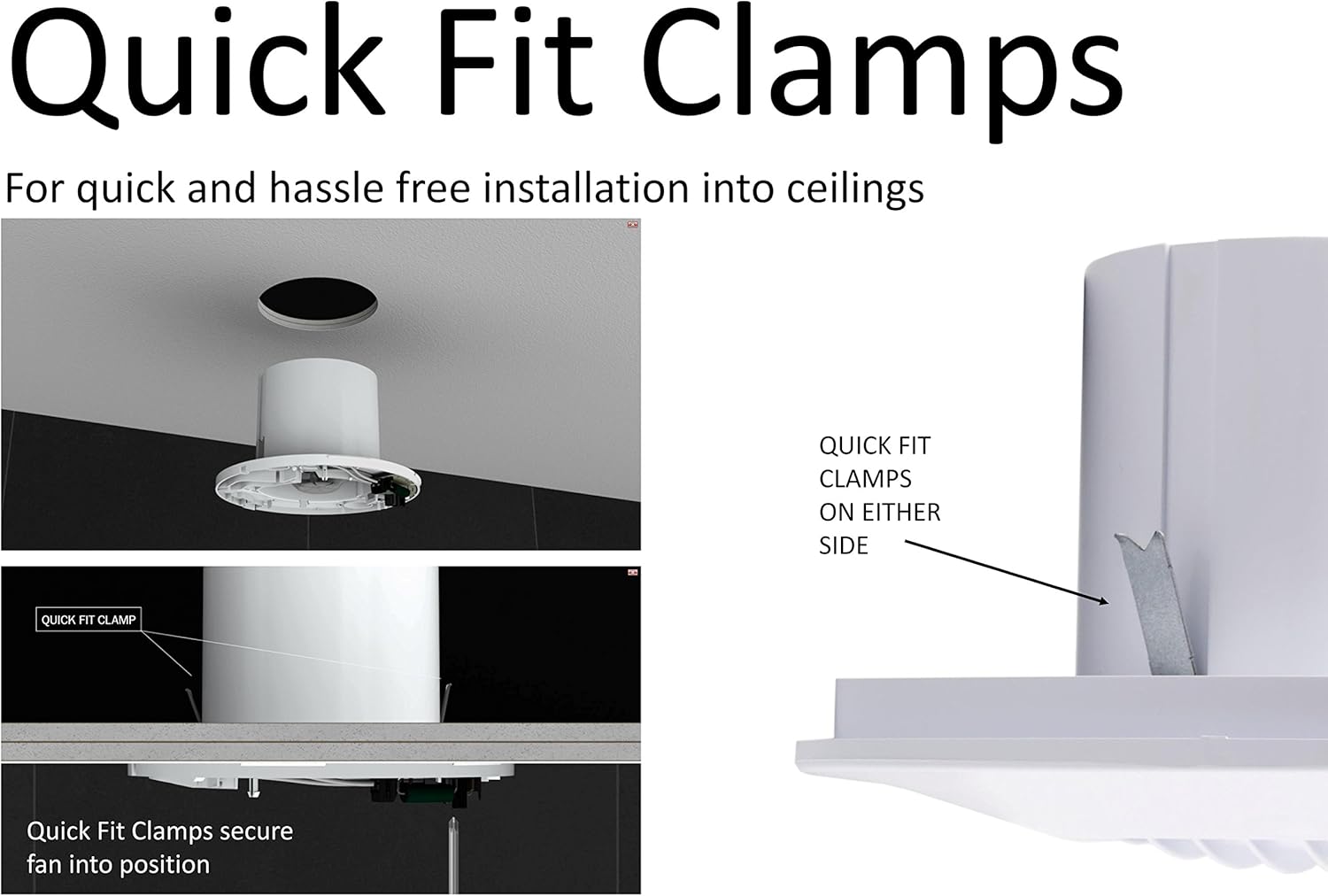 Xpelair 93086aw Simply Silent Shower Fan Complete, Cool White BigaMart