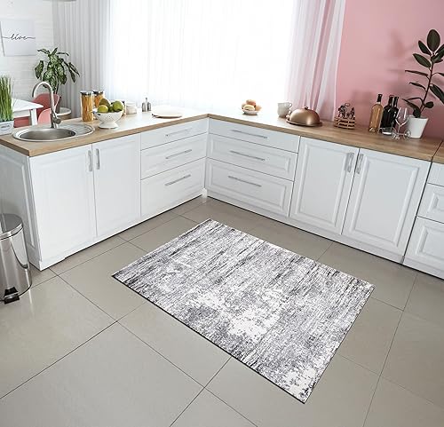 Miniatura 238 de Keen Home Design Alfombras de área - 9x12 sin desprendimiento, alfombras abstractas para cocina, sala de estar, dormitorio, comedor, entrada -