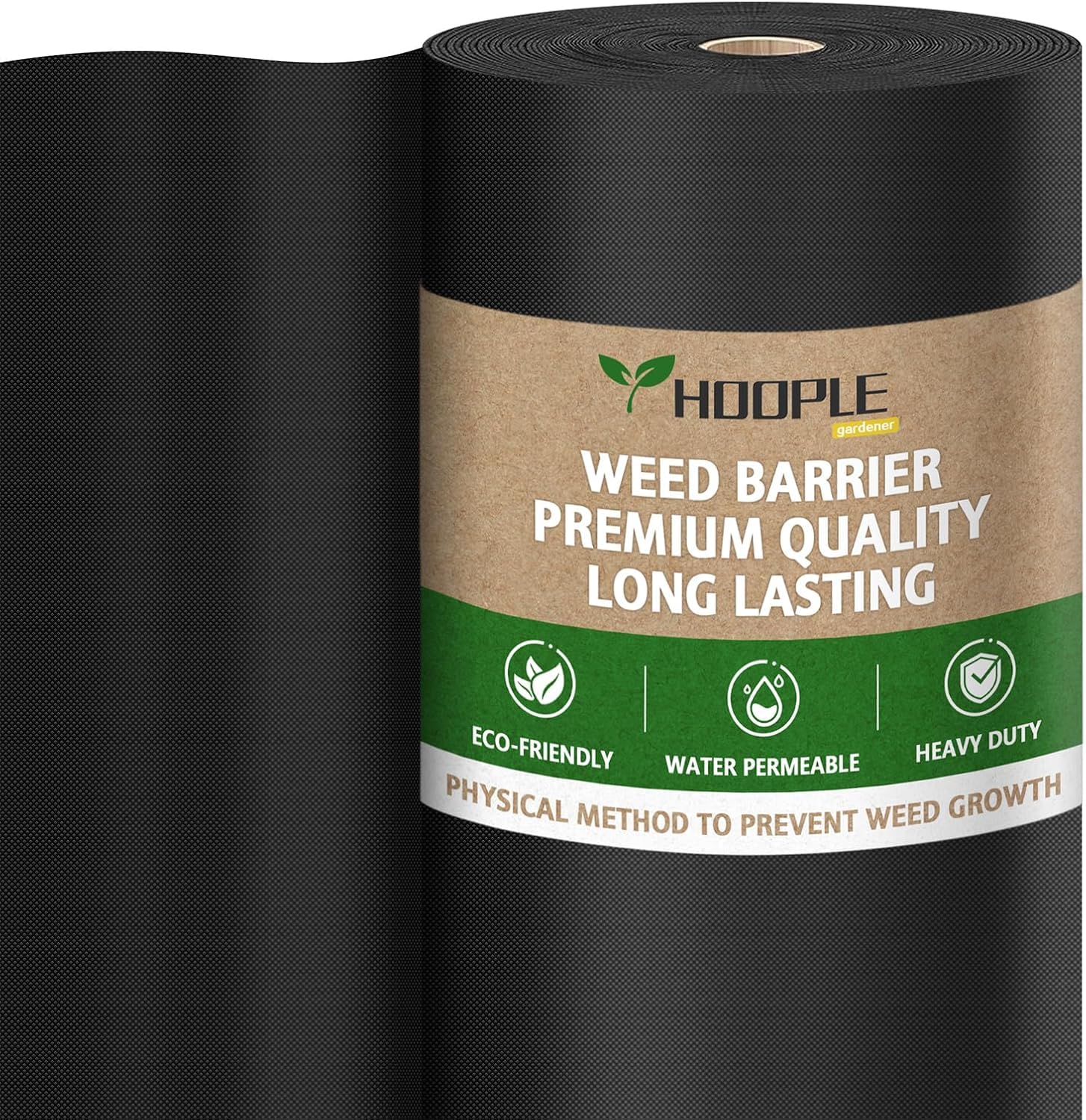 HOOPLE Landscape Fabric Weed Barrier