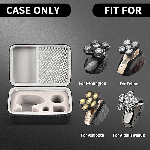 Miniatura 2 de Boobowl Funda para afeitadora Remington Balder Pro para afeitadora de cabeza, soporte de almacenamiento para SHPAVVER/para freebird/para Cyruzi Bald