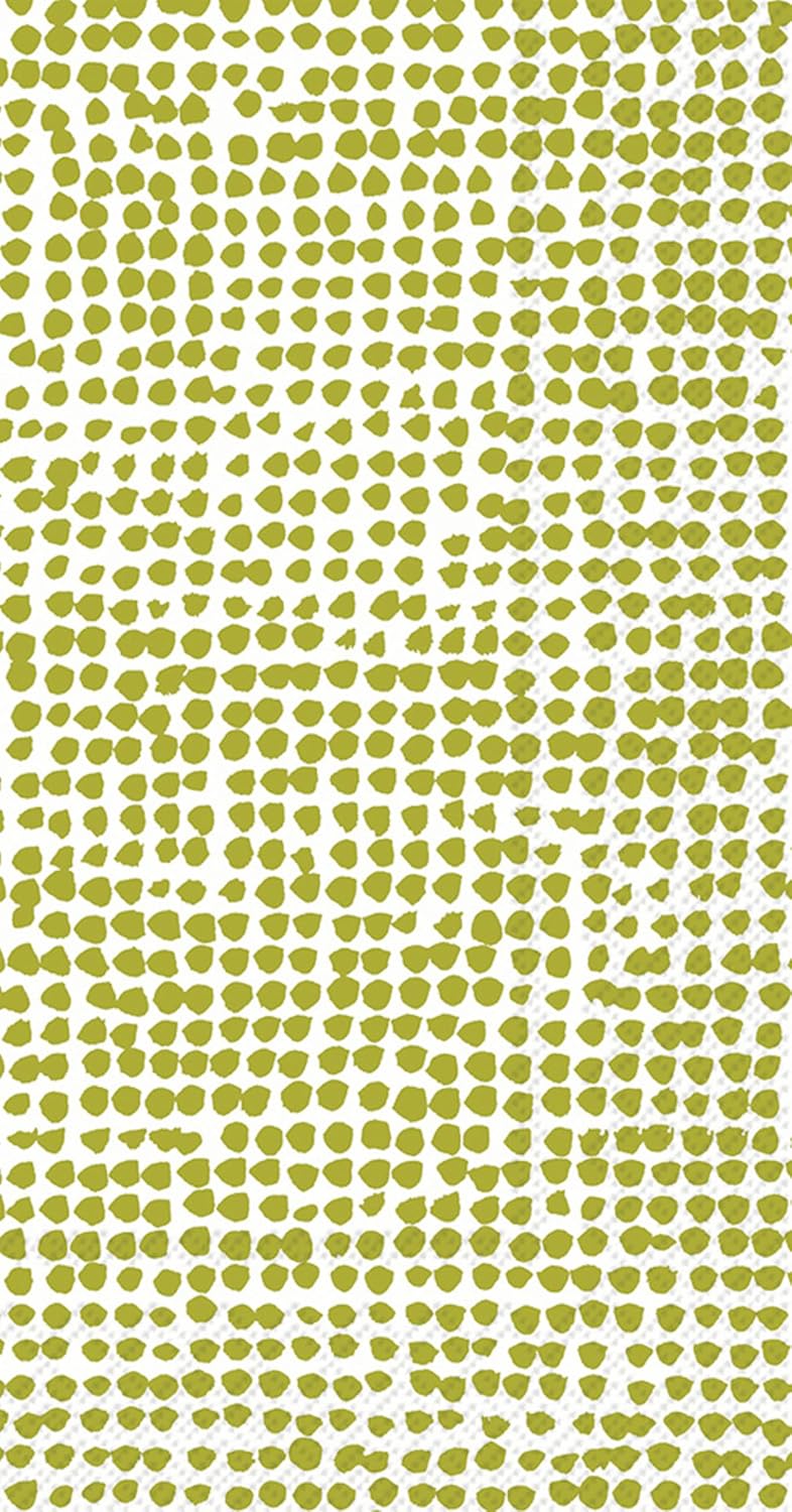 IHR Ideal Home Range Dinner Napkins Marimekko Disposable 3-Ply Paper Hand Towels, 8.5" x 4.5", Orkanen (Linen & Black), 16-Count