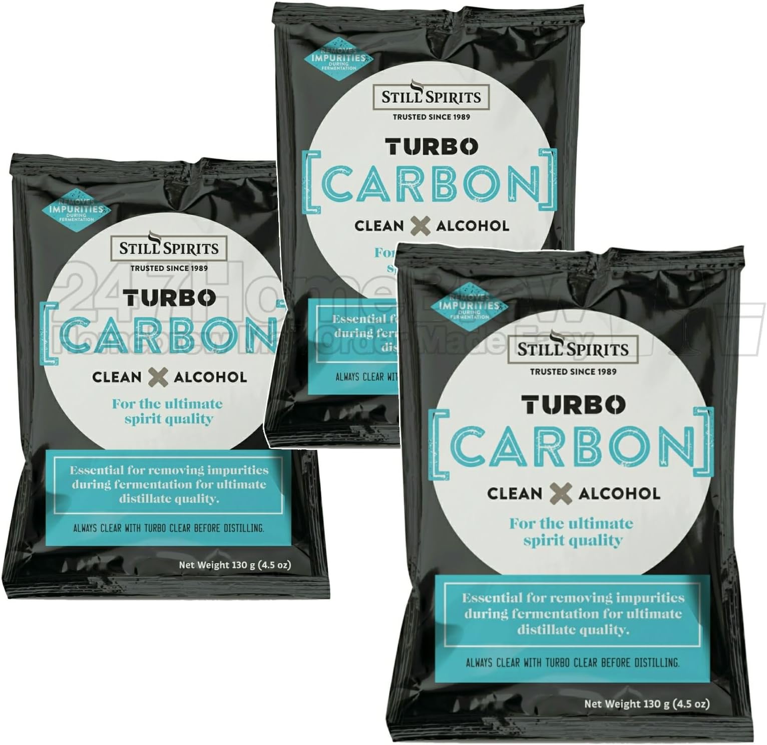 3X Still Spirits Turbo Carbon 140g Liquid Charcoal