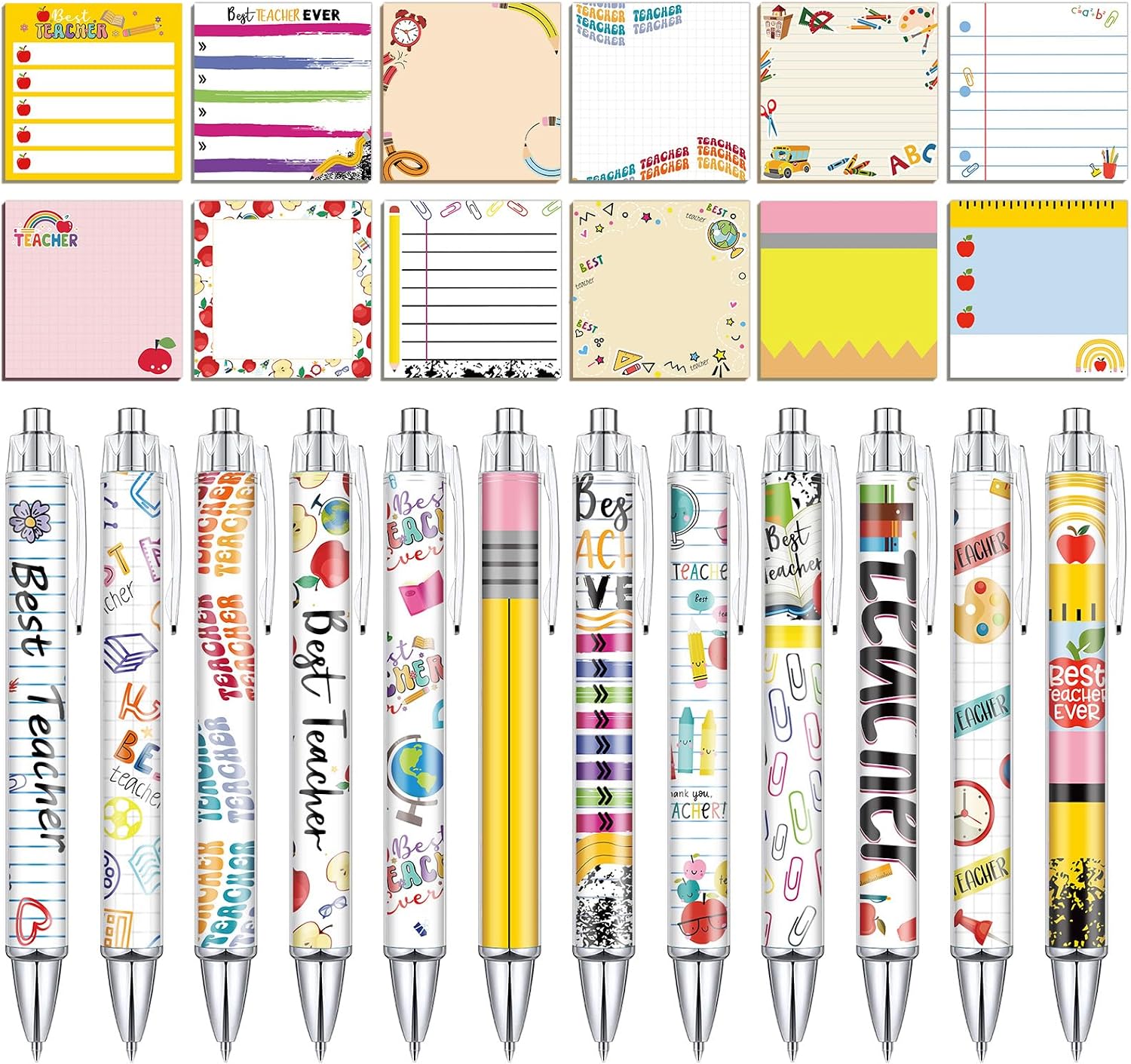 AmazingSpark 24 Pcs Back to School Teacher Gifts, Vibrant