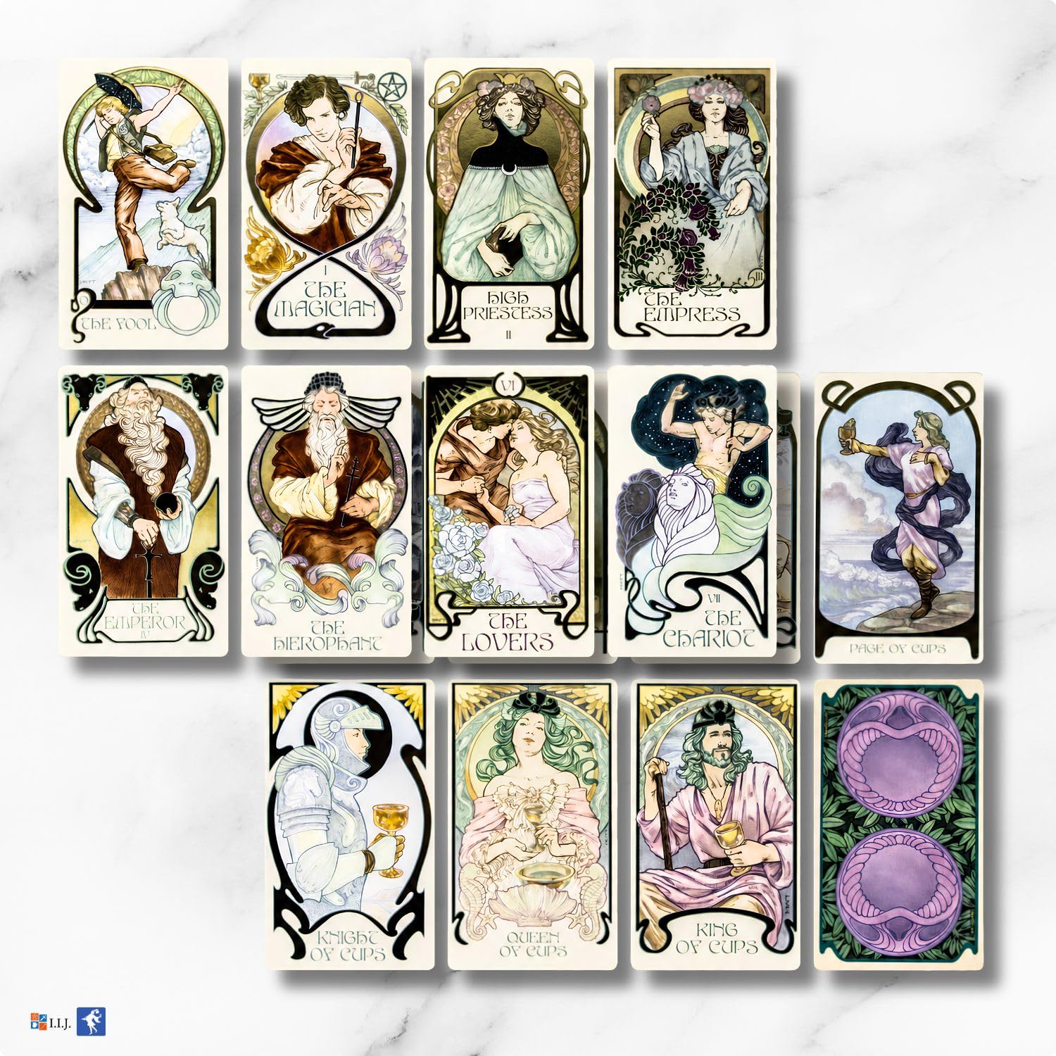 【タロット】Eclectic Tarot★ Amazon.co.jp: I.I.J タロットカード エーテル・ビジョン・イルミネー