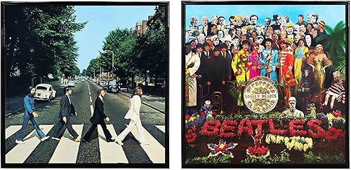 Miniatura 2 de Paquete de 4 marcos de discos de vinilo de PVC negro de 12.5 x 12.5 pulgadas, portadas de álbum de discos de vinilo LP, accesorios para colgar