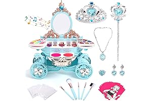 Real Washable Makeup Kit for Princess Role Play