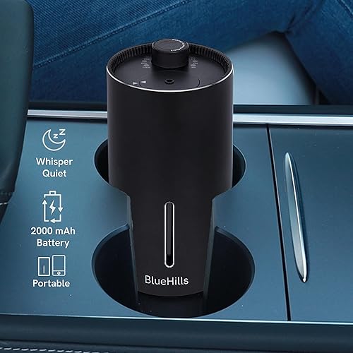 Miniatura 9 de BlueHills Difusores sin agua, paquete económico, inalámbrico, aceite esencial para aromaterapia, difusor nebulizador para aceites habitación grande,