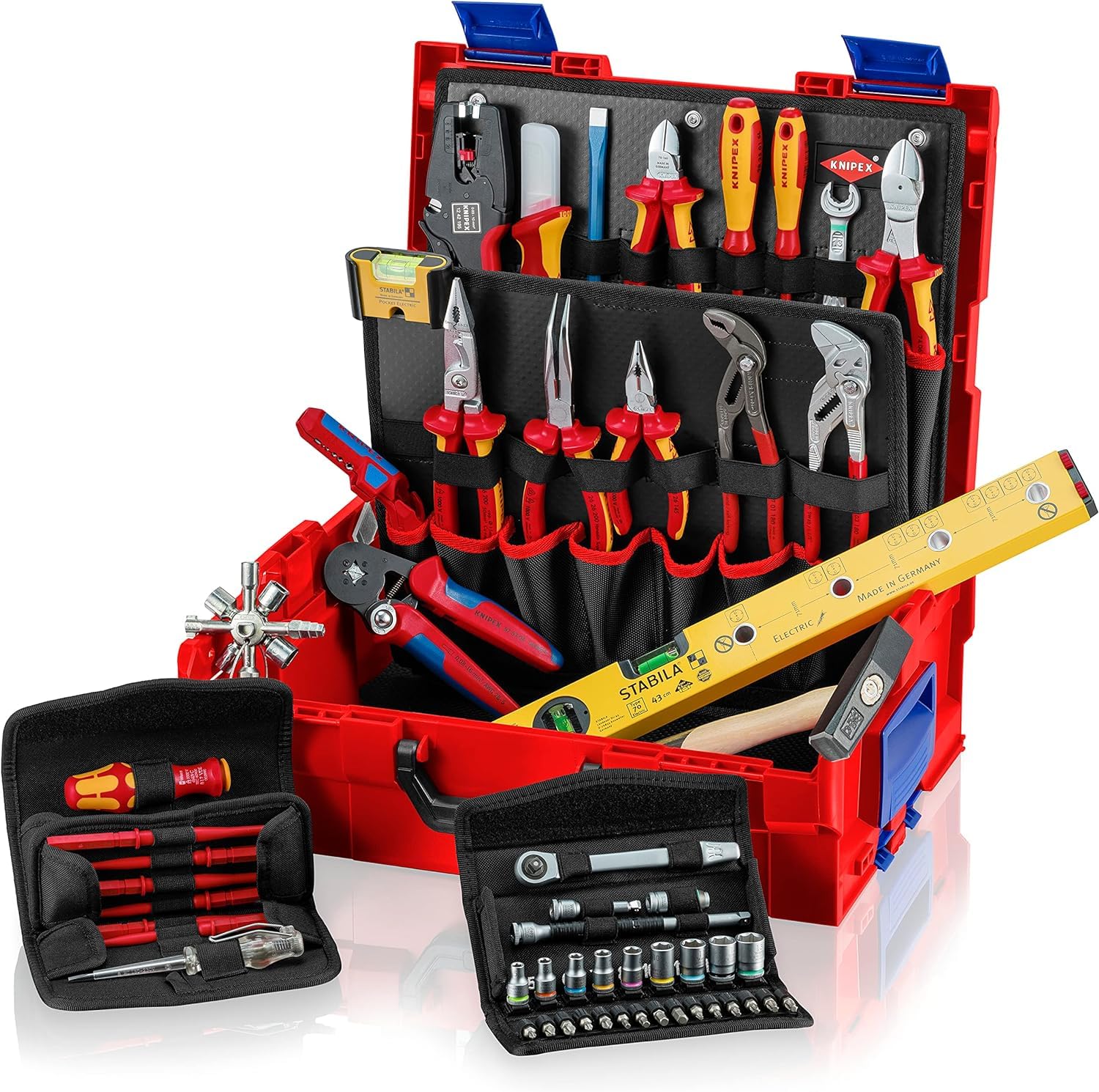 KNIPEX L-BOXX dla elektryków 63-częściowa 357 mm, 00 21 19 LB E