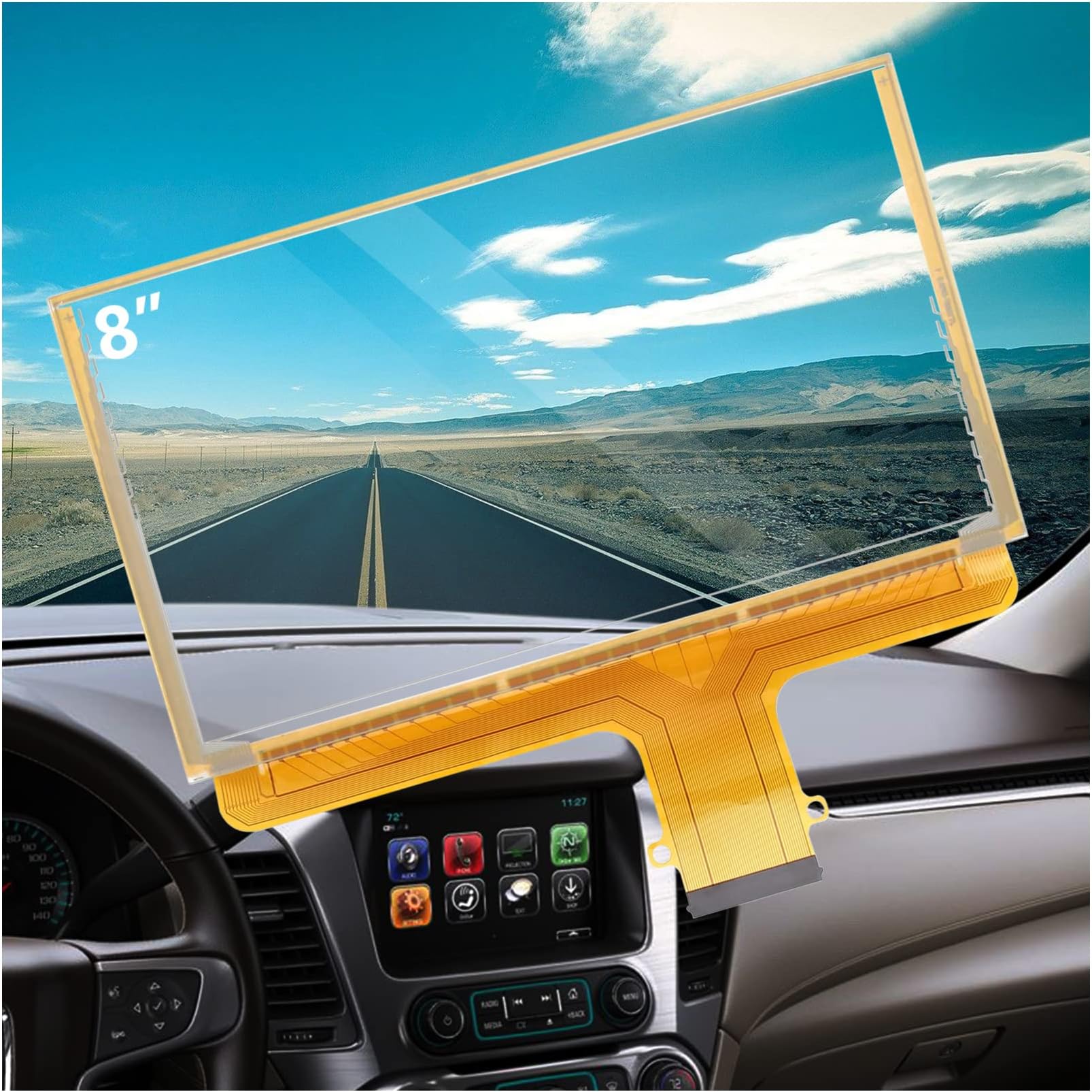 Fit GMC 8" Touch Screen LCD Display Touch Screen