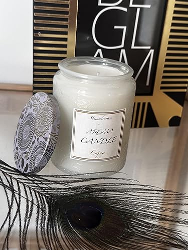 Miniatura 4 de Velas aromáticas para el hogar, cera de soja natural, Gardenialargo tiempo de combustión, regalos relajantes, grandes velas de aromaterapia blanca,